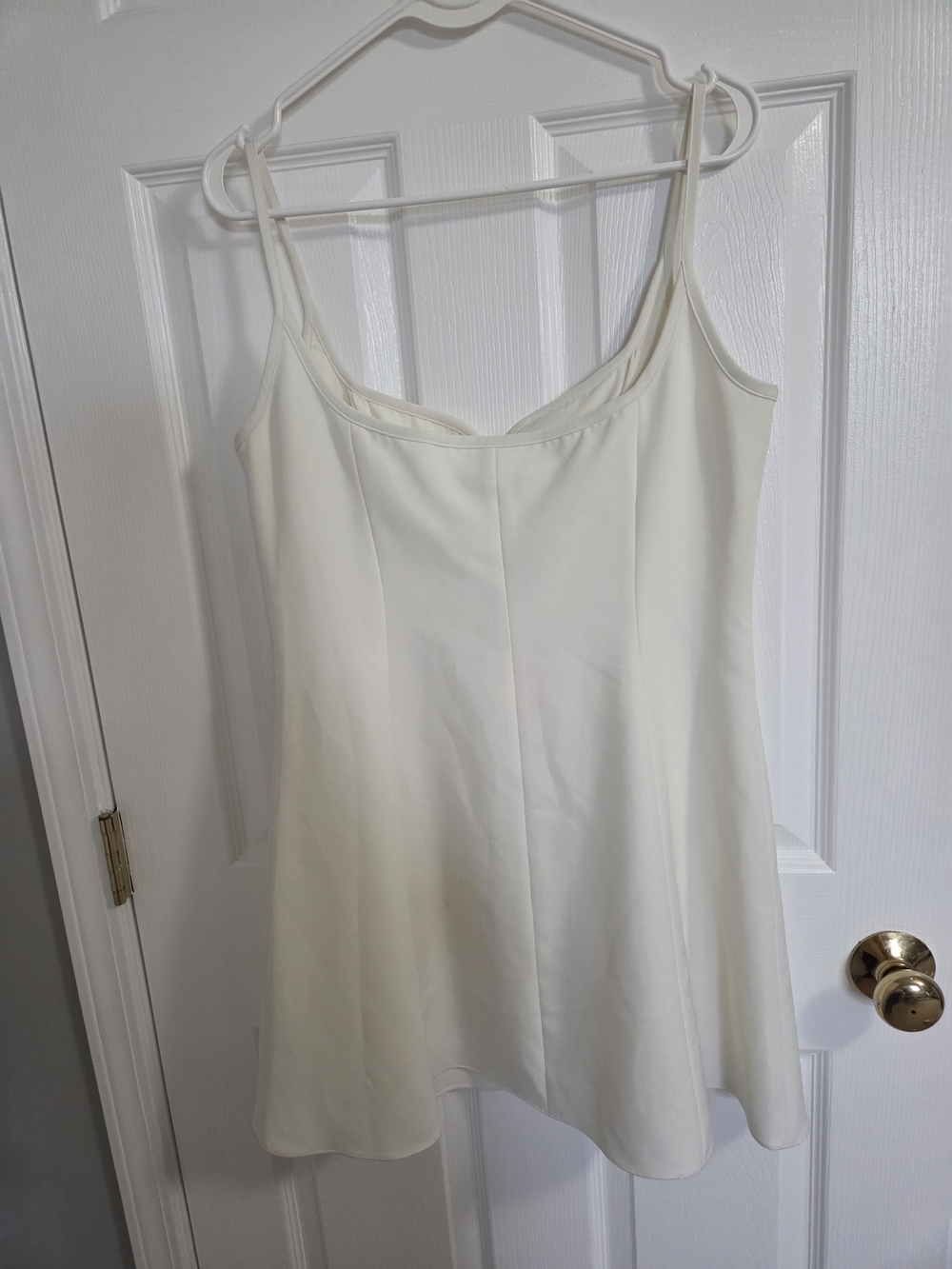 Brides Wedding Gianni Bini Summer Camisole Dress with Rhinestone Bow Accents - Picture 7 of 7